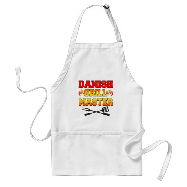 Danish Grill Master Summer Grilling Apron Förkläde (Framsidan)