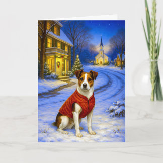 Danish-Swedish Farm Dog Holiday Card Helgkort