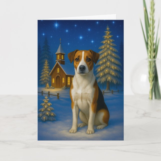 Danish-Swedish Farm Dog Holiday Card Helgkort (Framsida)