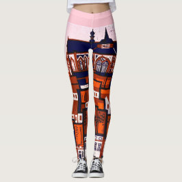 DANISH VILLAGE ART 2 LEGGINGS