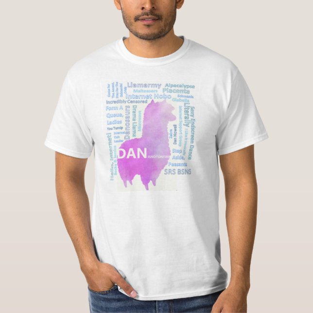 danisnotonfirellamatshirt tee shirt (Framsida)