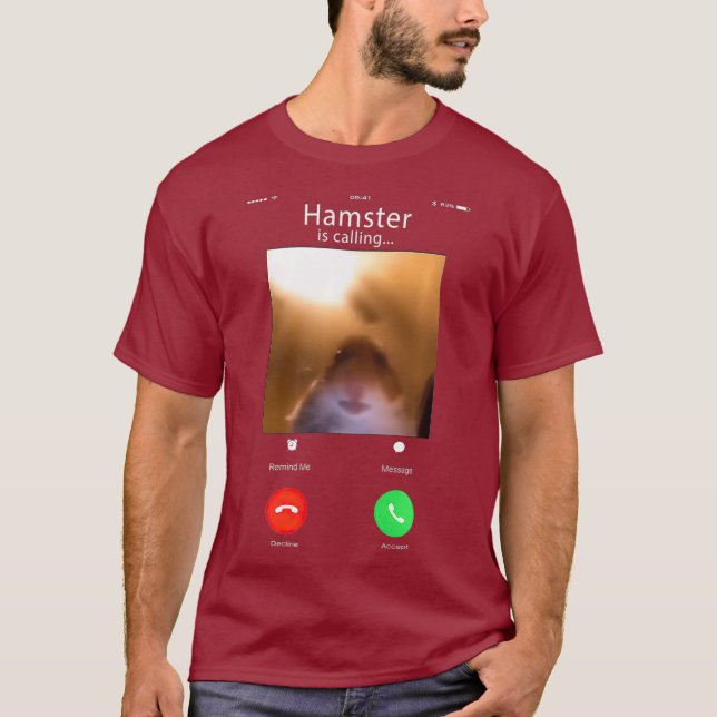 dank membranhamster som stirrar på kamerahamster p t shirt (Framsida)