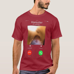 dank membranhamster som stirrar på kamerahamster t shirt