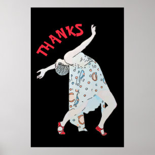 Danka, redigera text, TACK, Poster