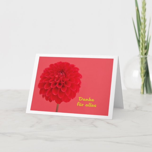 Danke für alles tack kort (Framsida)