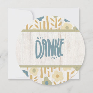 "Danke" - kort med stort tack