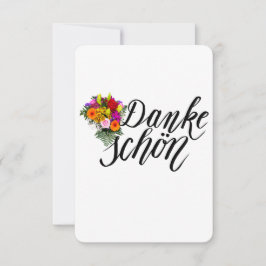 Danke Schon Tackkort Card Tack Kort
