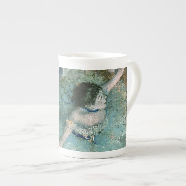 Danker (dansare in Grönt) Edgar Degas Benporslin Mugg (Framsida höger)