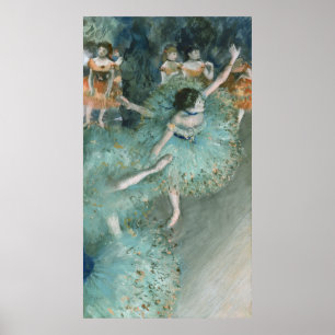 Danker (dansare in Grönt) Edgar Degas Poster