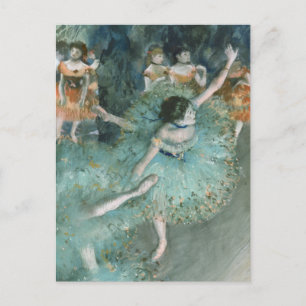 Danker (dansare in Grönt) Edgar Degas Vykort