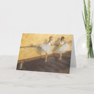 Dankers vid Pub vid Edgar Degas, Vintage Ballet Kort