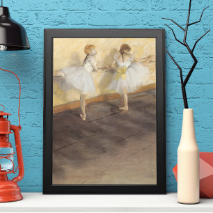 Dankers vid Pub vid Edgar Degas, Vintage Ballet Poster