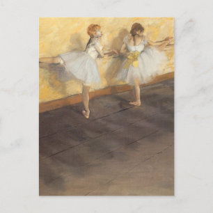 Dankers vid Pub vid Edgar Degas, Vintage Ballet Vykort