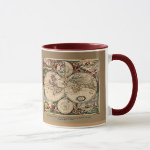 Dankert's Antique World Map Mugg Series
