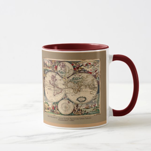 Dankert's Antique World Map Mugg Series (Höger)
