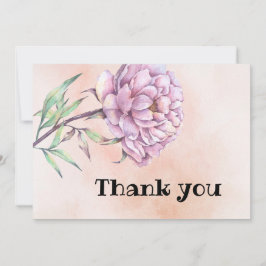 Dankeschön Karte mit Hortensie Inbjudningar