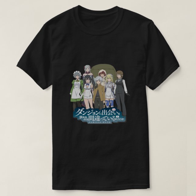Danmachi Hestia family Classic T Shirt (Design framsida)