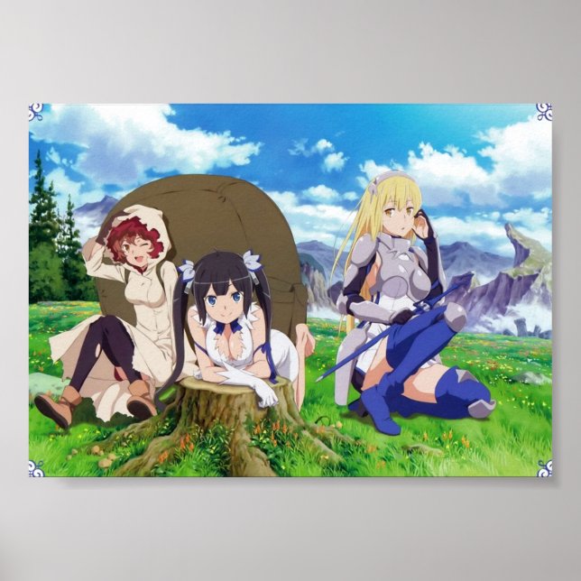Danmachi II Poster (Framsidan)