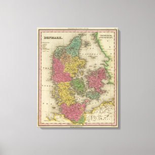 Danmark 10 canvastryck