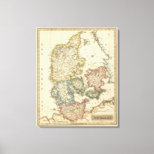 Danmark 10 canvastryck