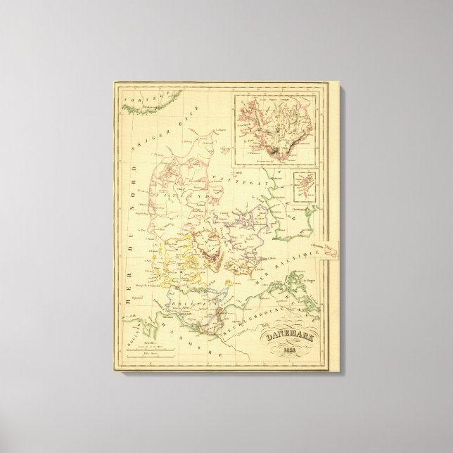 Danmark 11 canvastryck (Framsida)