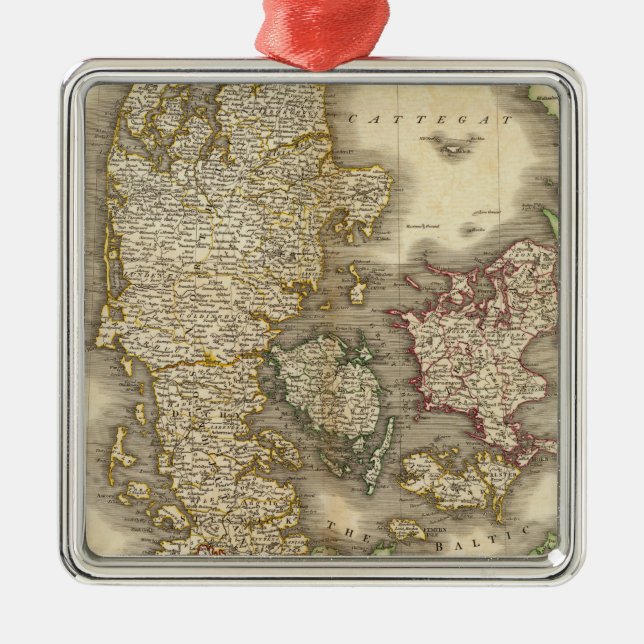 Danmark 11 julgransprydnad metall (Framsidan)