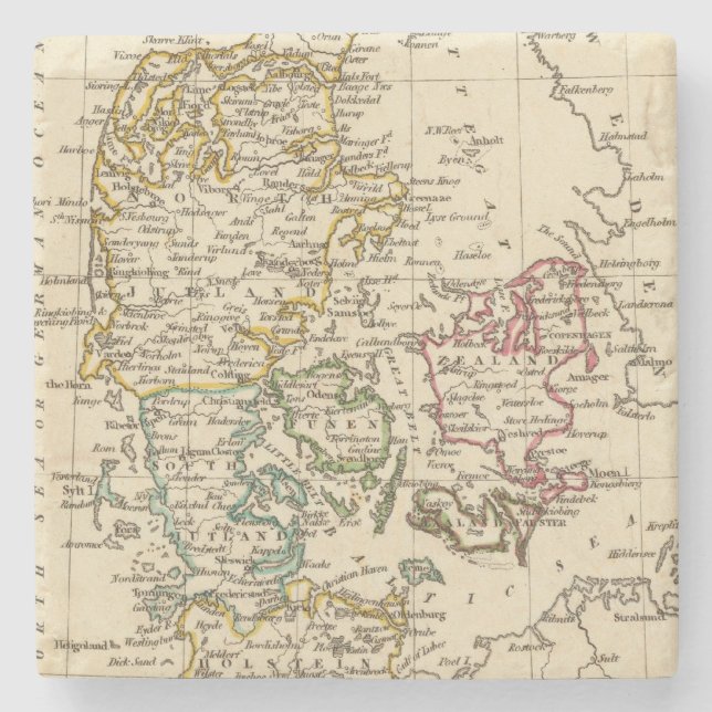 Danmark 13 stenunderlägg (Framsidan)