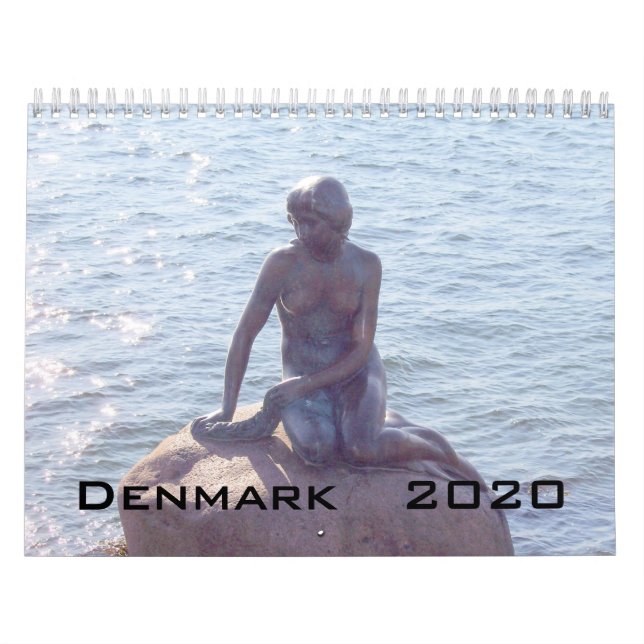 Danmark - 2020 års kalender (Omslag)
