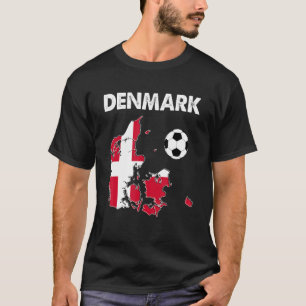 Danmark 2022 Dansk fotbollslag T Shirt