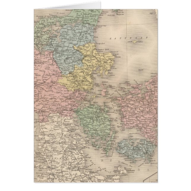 Danmark 2 hälsningskort (Framsidan)