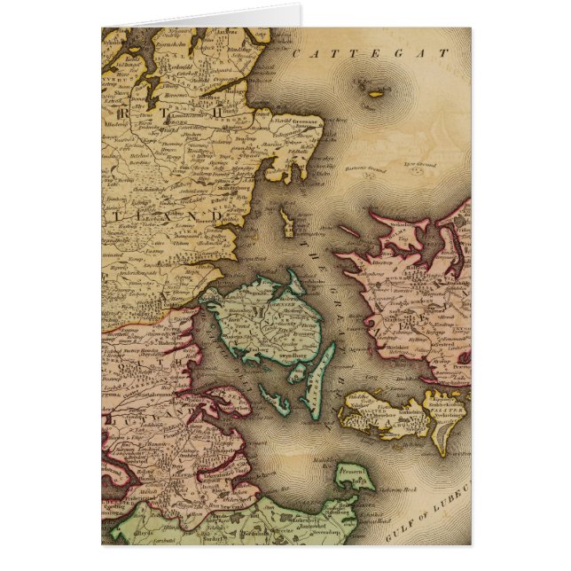 Danmark 2 hälsningskort (Framsidan)