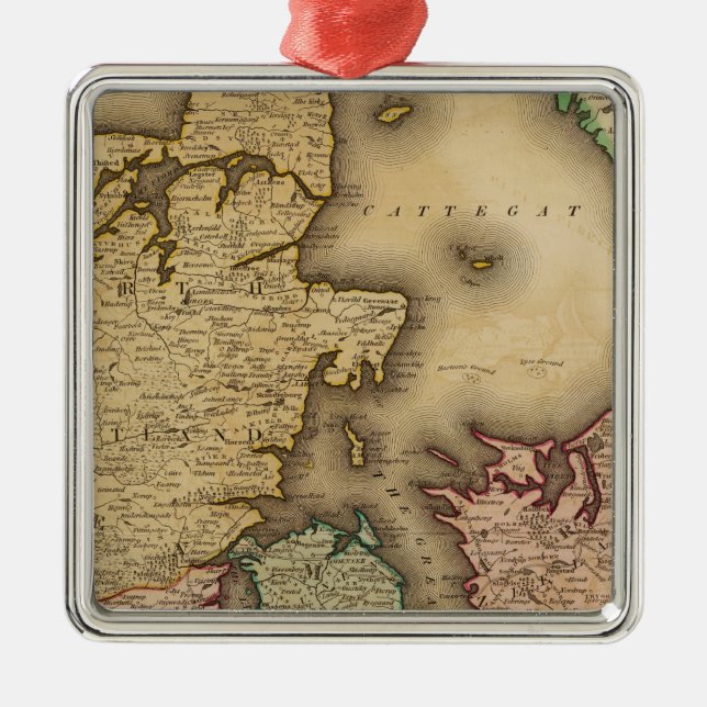 Danmark 2 julgransprydnad metall (Framsidan)