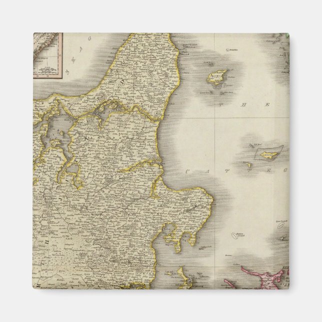 Danmark 3 magnet (Framsidan)