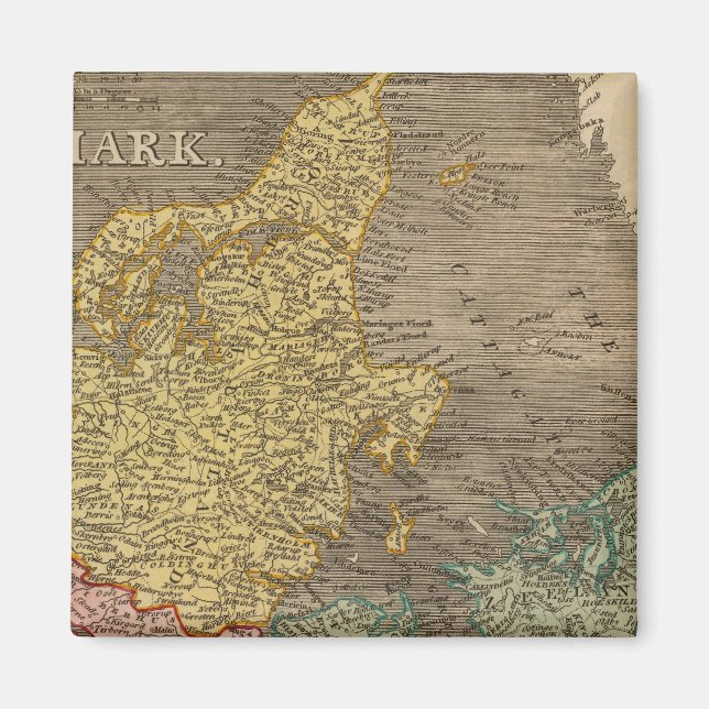 Danmark 4 magnet (Framsidan)