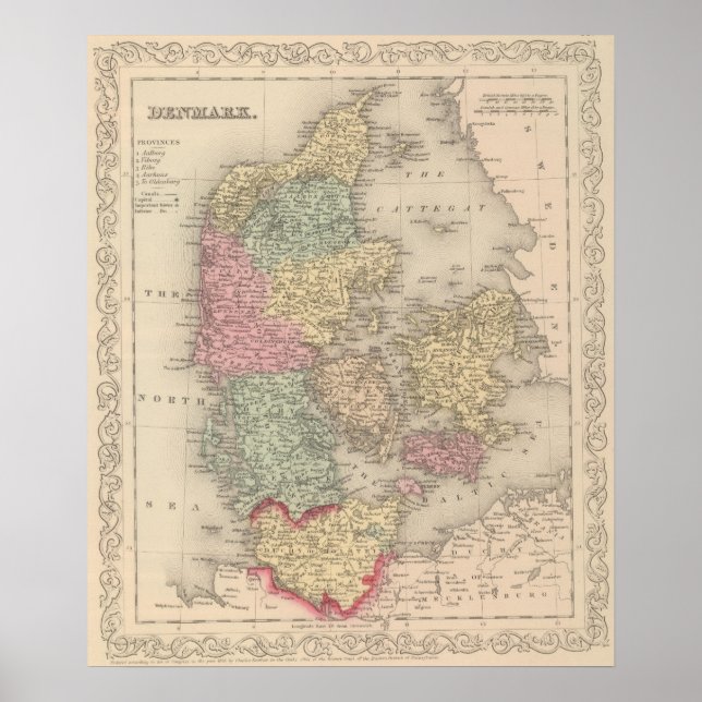 Danmark 4 poster (Framsidan)