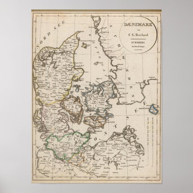 Danmark 6 poster (Framsidan)