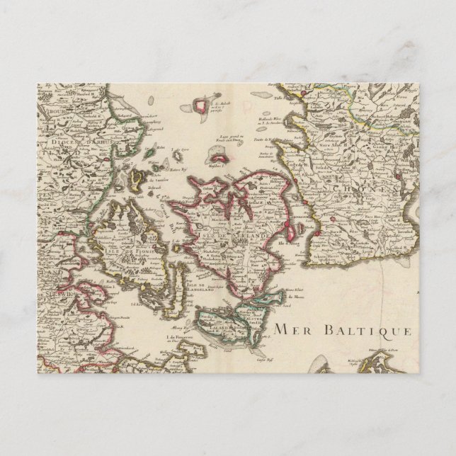 Danmark 7 vykort (Framsida)