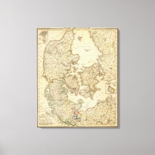 Danmark 8 canvastryck (Framsida)