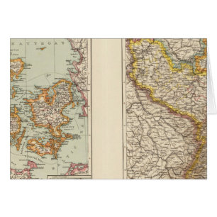 Danmark, Alsace Lorraine, Palatinate Hälsningskort
