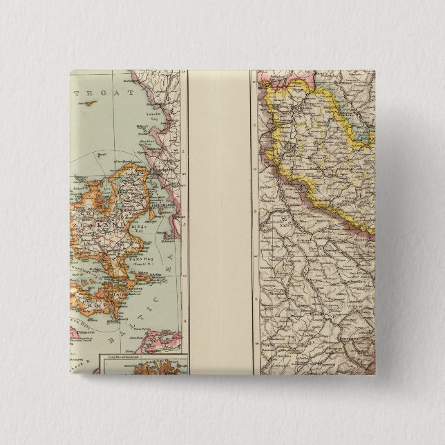 Danmark, Alsace Lorraine, Palatinate Knapp (Framsida)