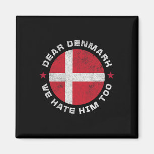 Danmark Bästa Grönland Vi hatar honom för Grönland Magnet