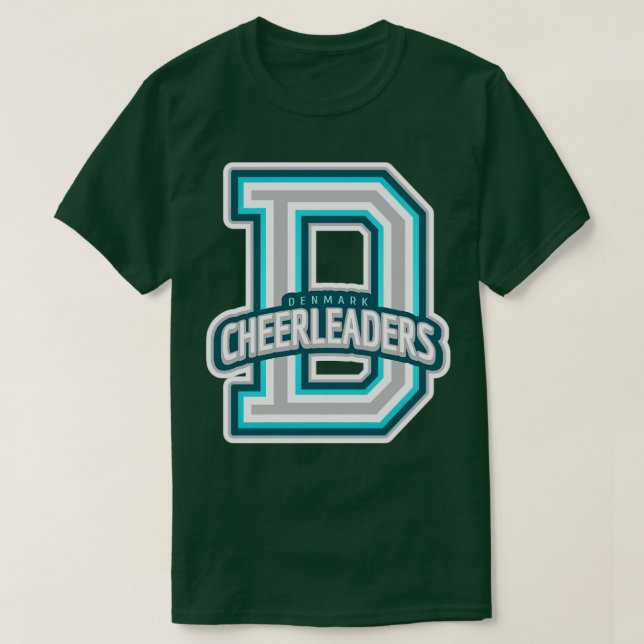 Danmark CheerLedare T Shirt (Design framsida)
