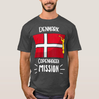 Danmark Copenhagen Mormon LDS Uppdrag missionär T Shirt