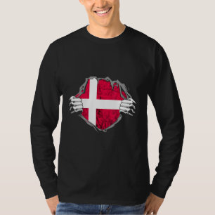 Danmark Danes Chest Pride Danmark Roots T Shirt