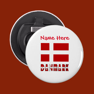 Danmark Dannebrog Personlig Flasköppnare