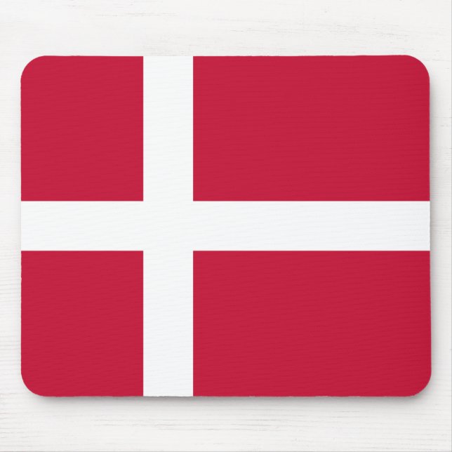 Danmark (danska) Flagga Musmatta (Framsidan)