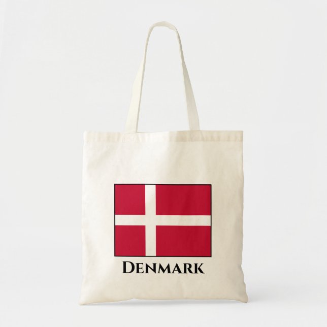 Danmark (danska) Flagga Tygkasse (Framsidan)