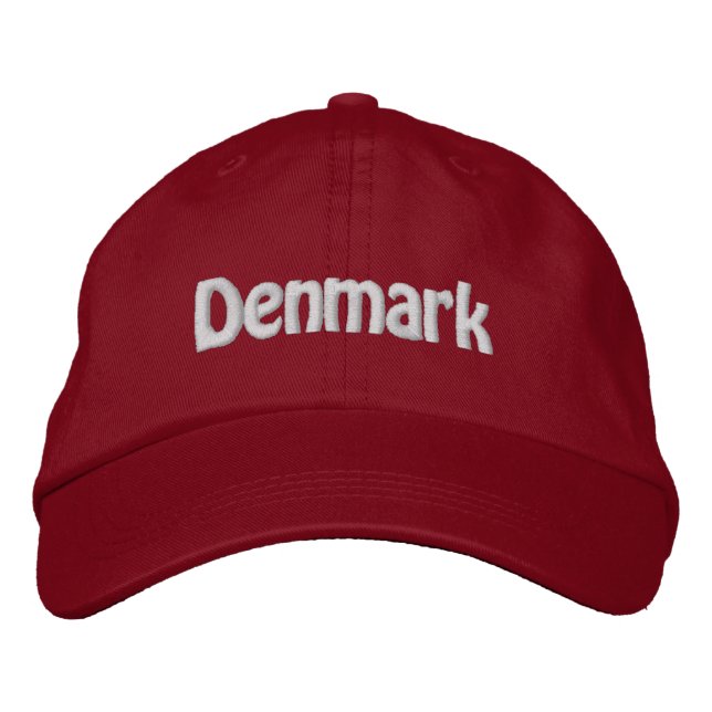 Danmark. Danska Pridet! Broderad Keps (Framsida)