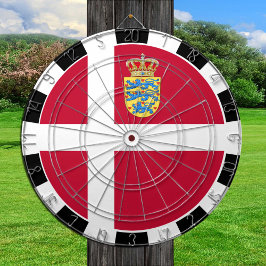 Danmark Dartboard och Dansk Flagga/speltavla Darttavla