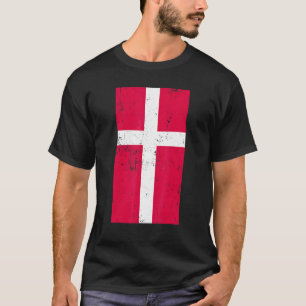 Danmark Europe Skandanavia Köpenhamn Distress F T Shirt